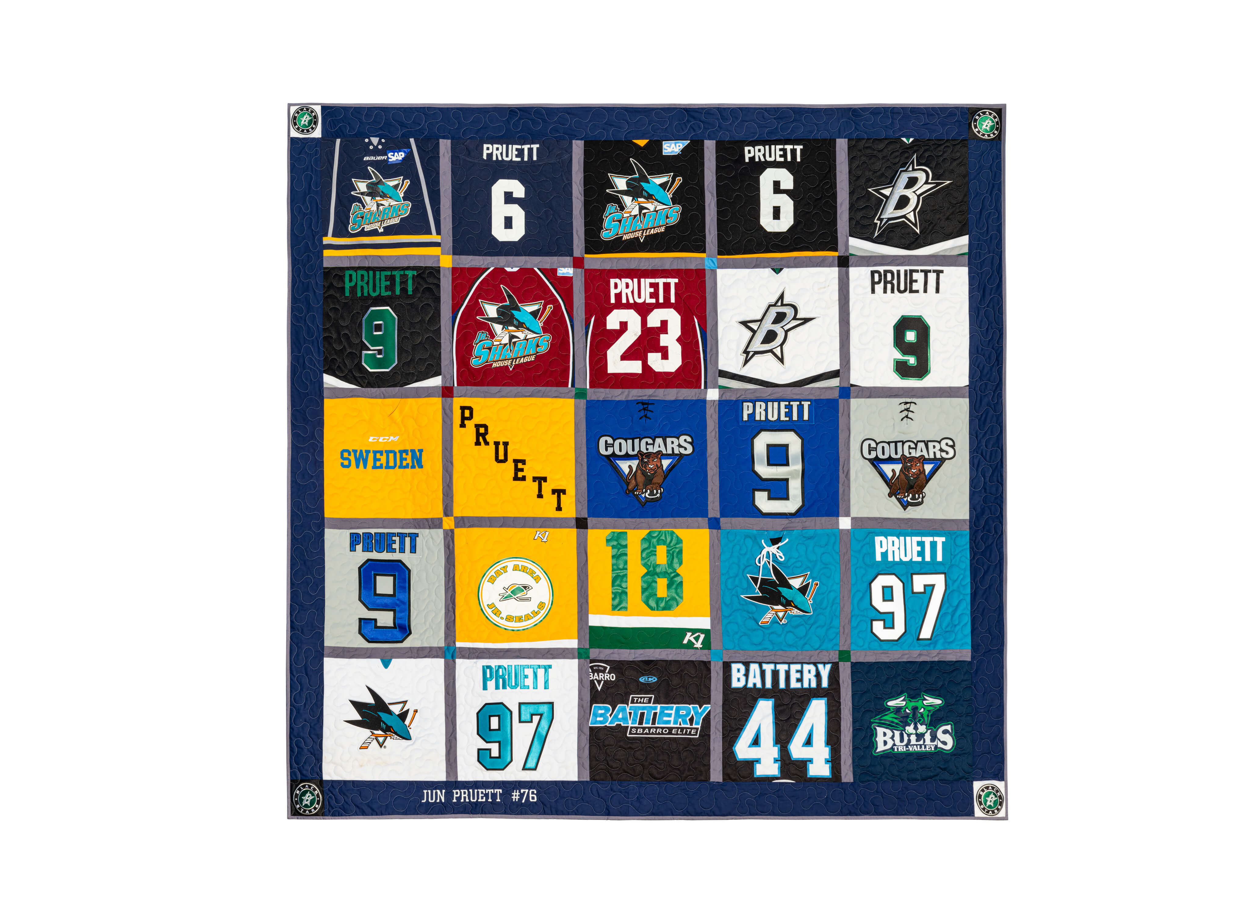 A full size photo of our 5x5 Full sized JerseyBlanket