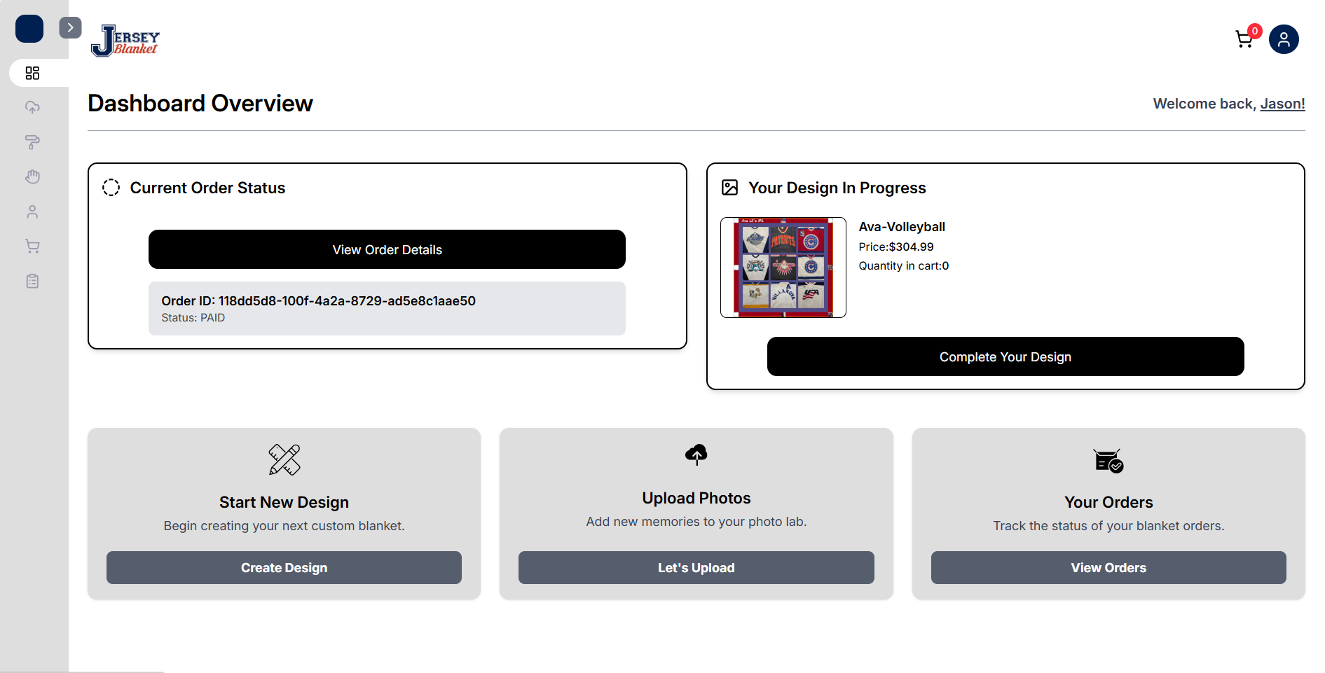 Your Private Atelier dashboard blueprint